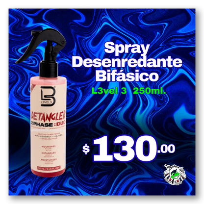 Spray Desenredante Bifásico L3VEL 3 250 ml