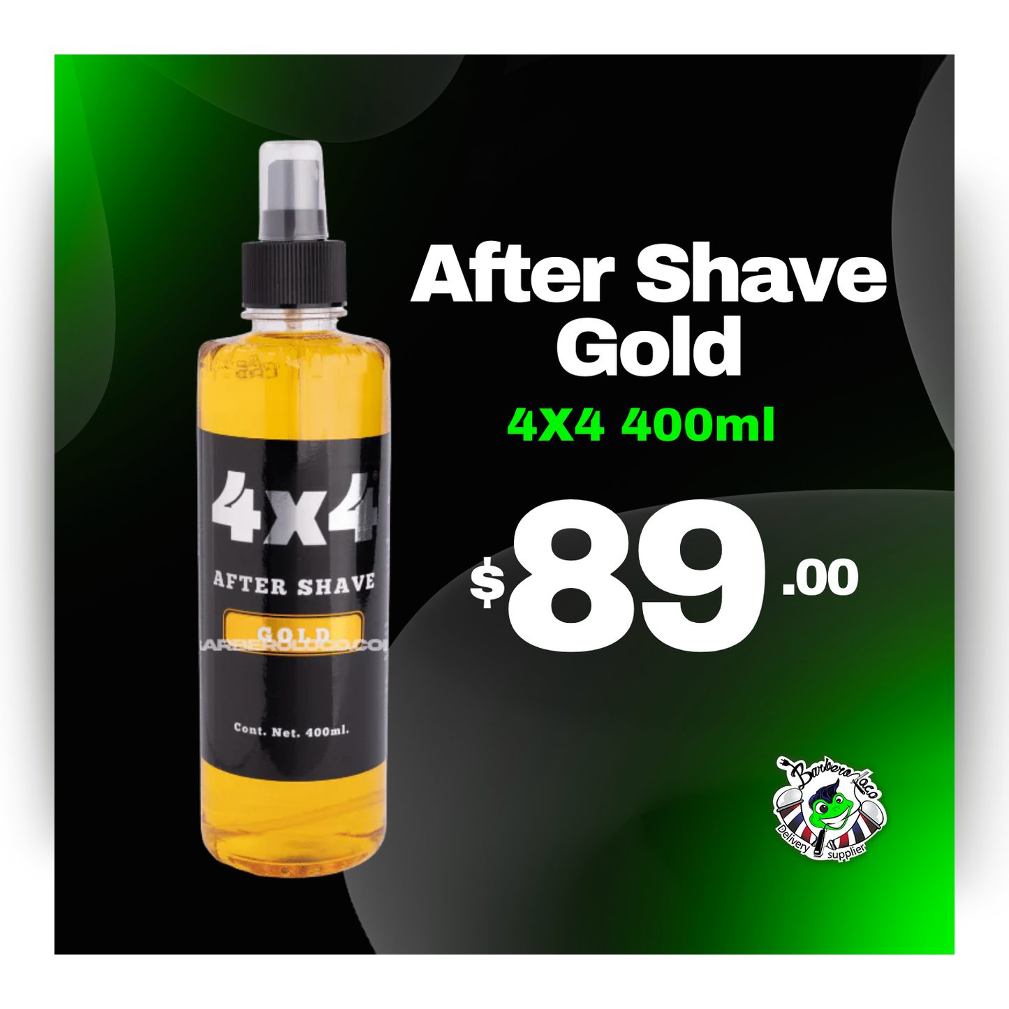 After Shave 4x4 Gold 400 ml