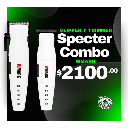 Combo Specter Clipper & Trimmer Wmark White