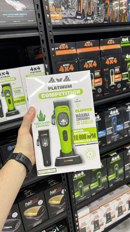 Clipper Platinum COMPETITION 4x4 Verde Motor Vectorial con carcasa extra